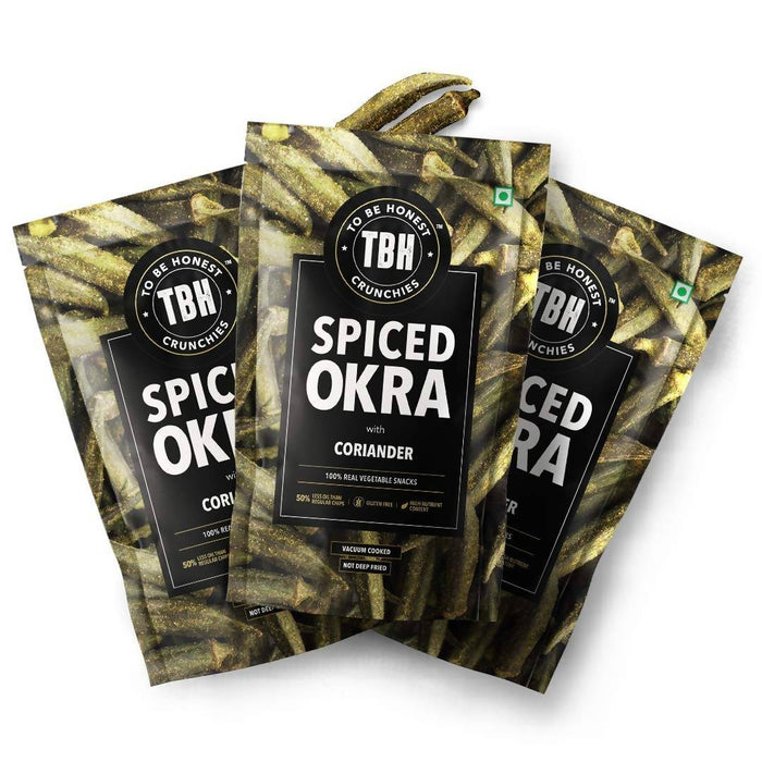 To Be Honest (TBH) Spiced Okra with Coriander, Pack of 3 - Local Option
