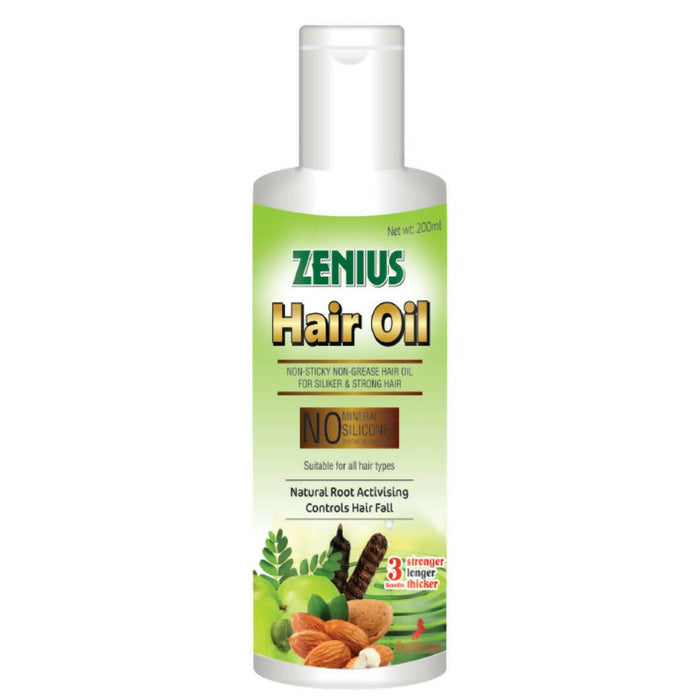 Zenius Hair Oil for hair growth, hair dandruff removal oil | 200ml oil