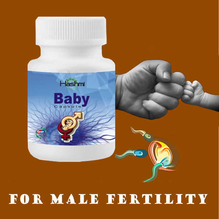 HASHMI BABY Capsule for Men| Herbal male fertility medicine | Useful to increase fertility | 20 Capsules