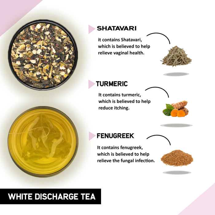 White Discharge Tea - Helps with White Discharge, Itching, Burning Sensation