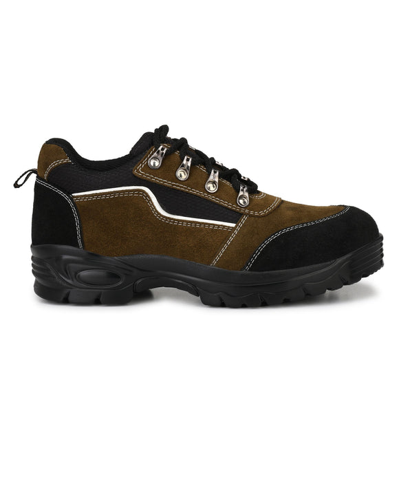 Kavacha Graphene Pure Leather Steel Toe Safety Shoe, R 501 Casuals For Men