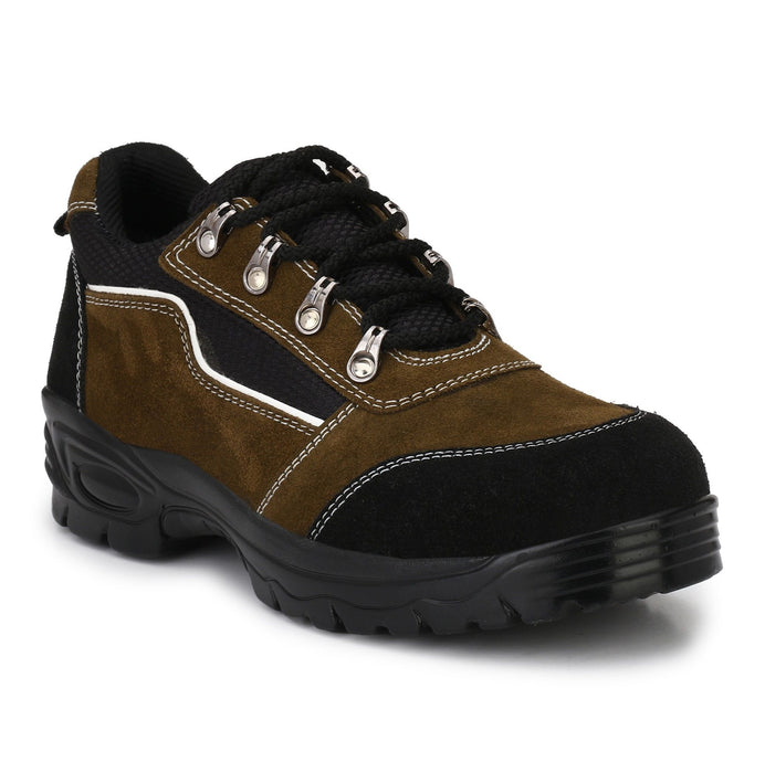 Kavacha Graphene Pure Leather Steel Toe Safety Shoe, R 501 Casuals For Men