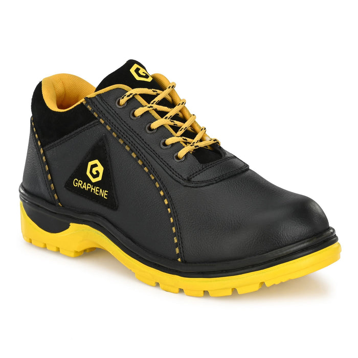 Graphene Pure Leather Steel Toe Safety Shoe R 508