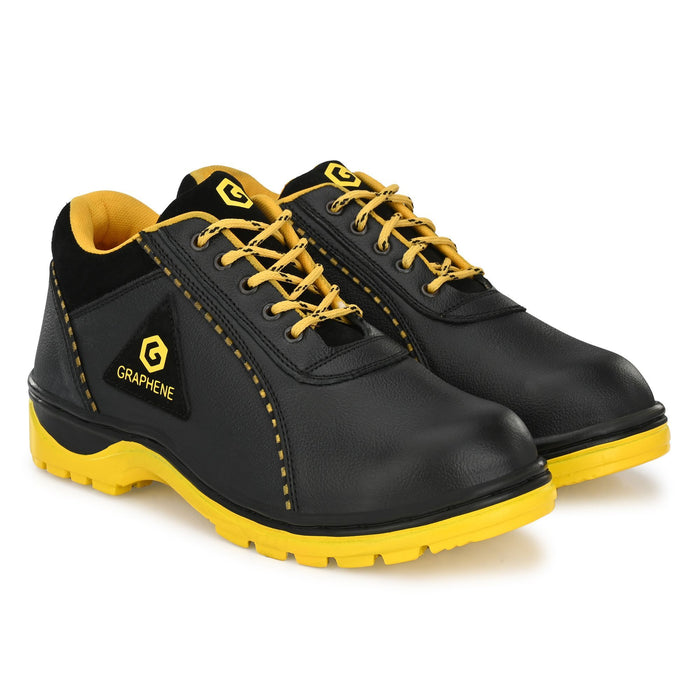 Graphene Pure Leather Steel Toe Safety Shoe R 508