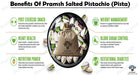Pramsh Luxurious Quality California Pistachio | Pista (Extra Large Lightly Salted) Pistachios - Local Option