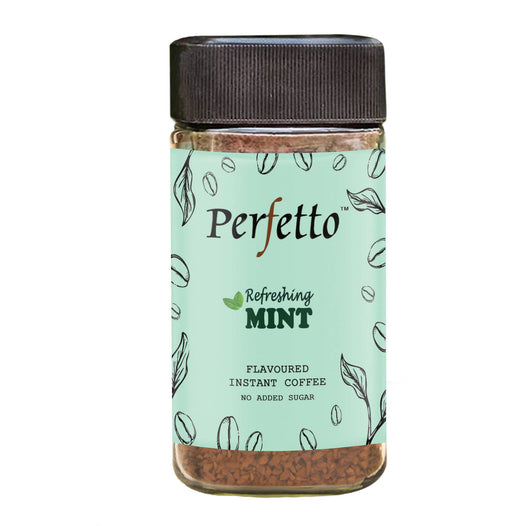 PERFETTO MINT FLAVOURED INSTANT COFFEE 50G JAR - Local Option