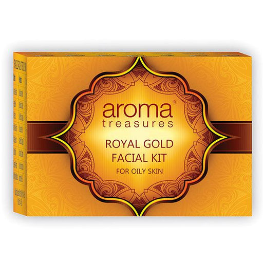 Aroma Treasures Royal Gold DYI Facial Kit For Oily Skin (One Time Use Kit) - Local Option