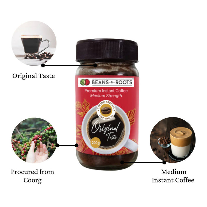 Premium Instant Coffee Jar (Medium)