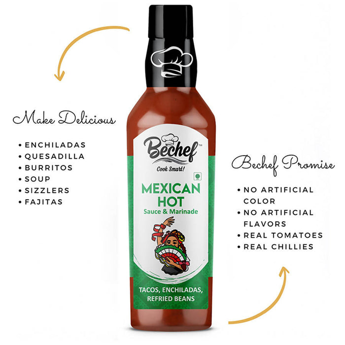 Bechef Mexican Hot Sauce - 250 G - Local Option