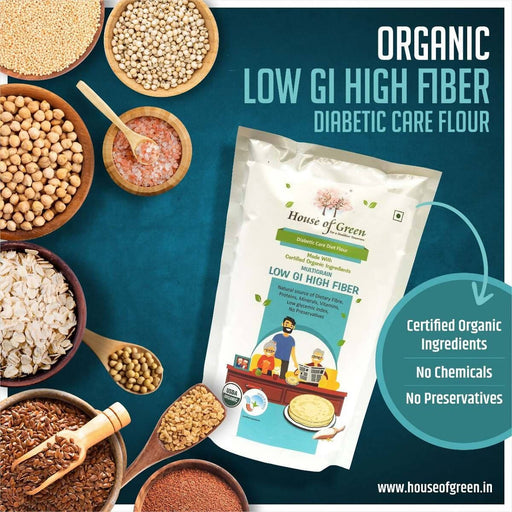 Low GI High Fiber Flour - Diabetic Care Atta - 400gm - Local Option