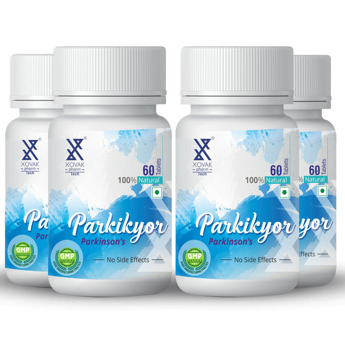 Parkikyor (Kampavata) Tablets | For Parkinson Medicine, shrinking, promote mental clarity and elevate mood | Xovak Pharmtech