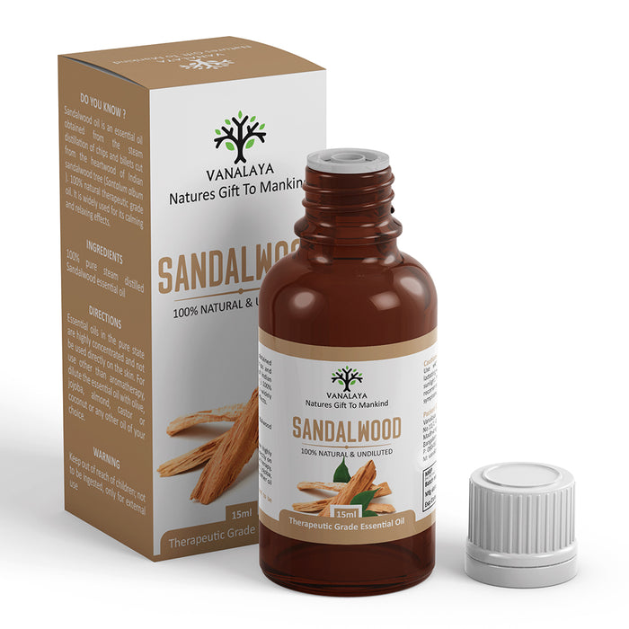 Vanalaya Edible Sandalwood oil for Weight loss  &  Glowing Skin 5gm