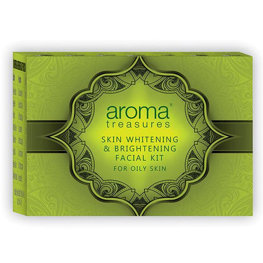 Aroma Treasures Skin Whitening and Brightening DIY Facial Kit for Oily Skin(One Time Use Kit) - Local Option