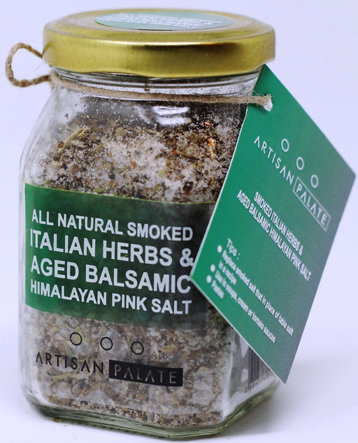 All Natural Smoked Italian Herbs, Aged Balsamic Himalayan Pink Salt - Local Option