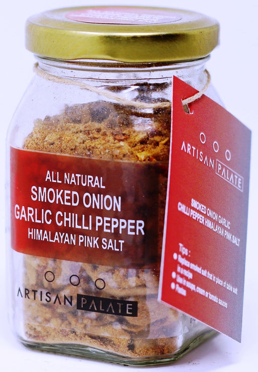 All Natural Smoked Onion Garlic Chilli Pepper Himalayan Pink Salt - Local Option