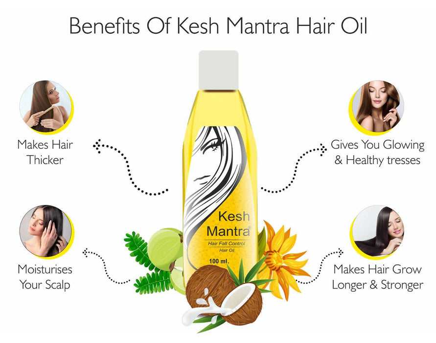 Tantraxx Kesh Mantra Hair Oil (100 ml ) | World’s No. 1 Ayurvedic oil for hair fall related problems | Hair Regrowth Treatment(pack of 2)