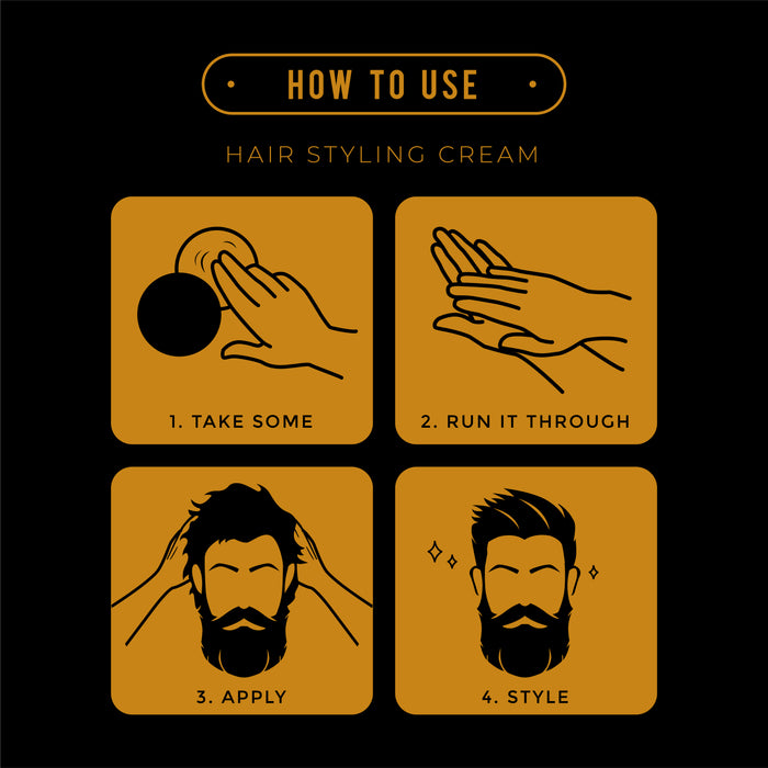 Men Deserve Hair Styling Cream (Strong Hold)