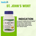 Healthvit St. John's Wort 500mg, 60 Capsules| Mood, Anxiety & Depression Support, Tincture & Mental Health - Local Option