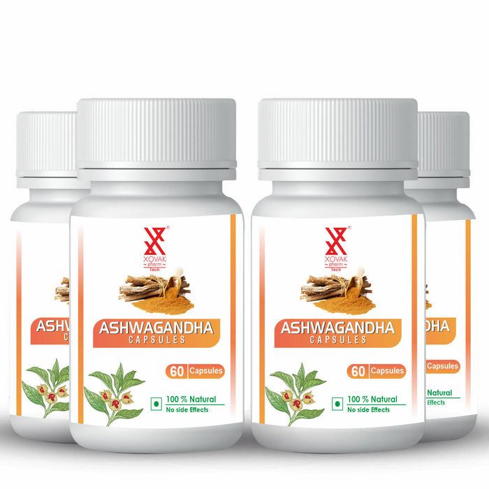 Ashwagandha Capsules | Immunity booster, muscle strength, Stress Relief | Xovak Pharmtech