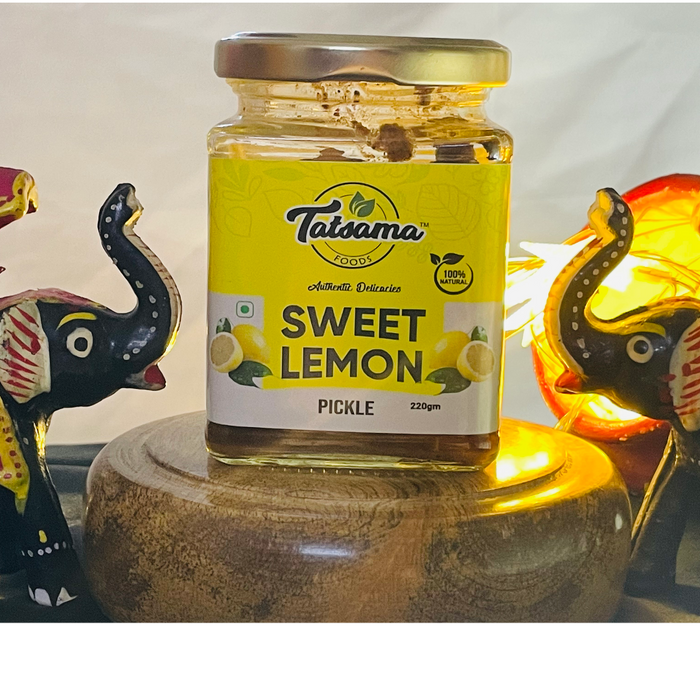 Tatsama| Sweet Lemon Pickle | 220 gm | 100% Natural Ingredients
