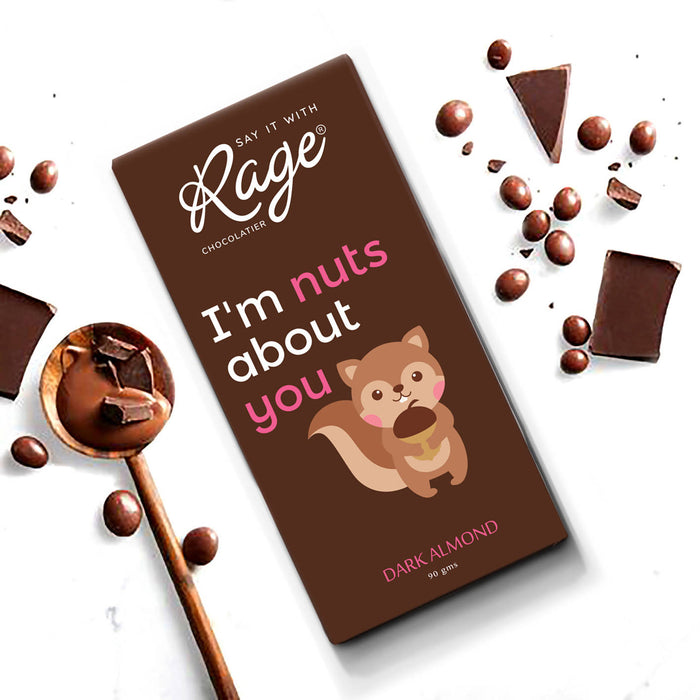 Rage Chocolatier, I Am Nuts About You Butterscotch Bar, 90 Grams - Local Option