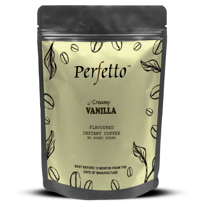 Perfetto Vanilla Flavoured Instant Coffee 50g Pouch - Local Option