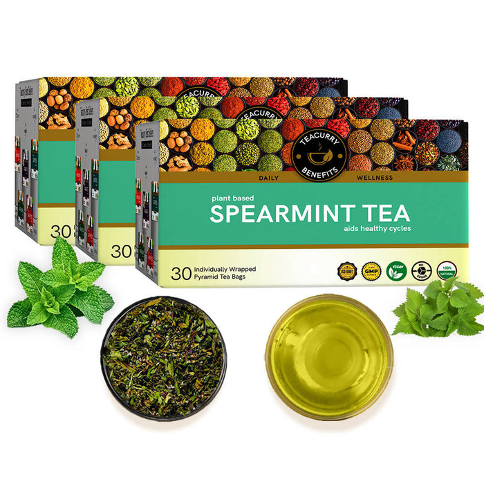 Spearmint Leaf Tea - Helps with Hormonal Imbalance, Facial Hair, Memory