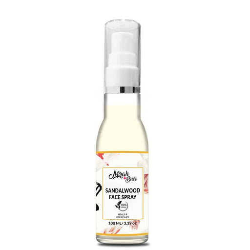 Mirah Belle - Organic & Natural - Sandalwood Face Spray - Healing & Removing Blemishes - Paraben and Alcohol Free - Local Option