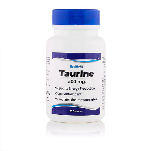 Healthvit Taurine 500MG | 60 Capsules - Local Option