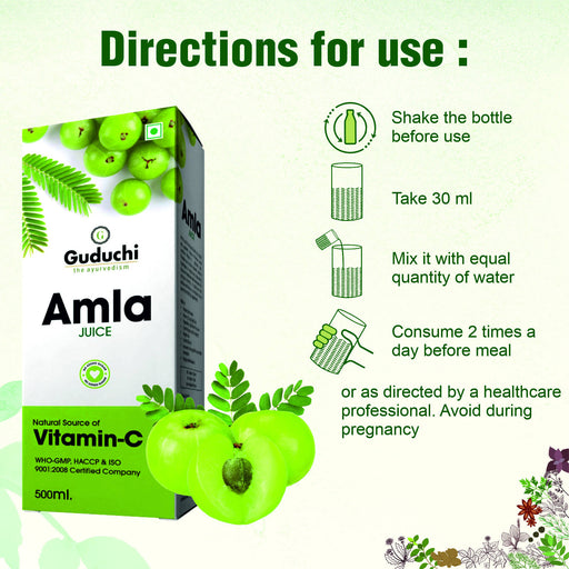 Guduchi Ayurveda Amla Juice - Rich Source of Vitamin C - Local Option
