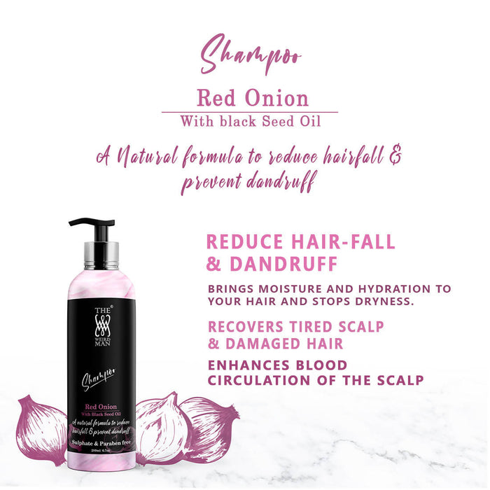 The Weird Man Red Onion Shampoo With Black Seed Oil (200 ml)