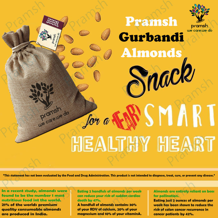 Pramsh Luxurious Gurbandi Almonds (Badam) - Local Option