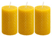 beeswax candle yellow