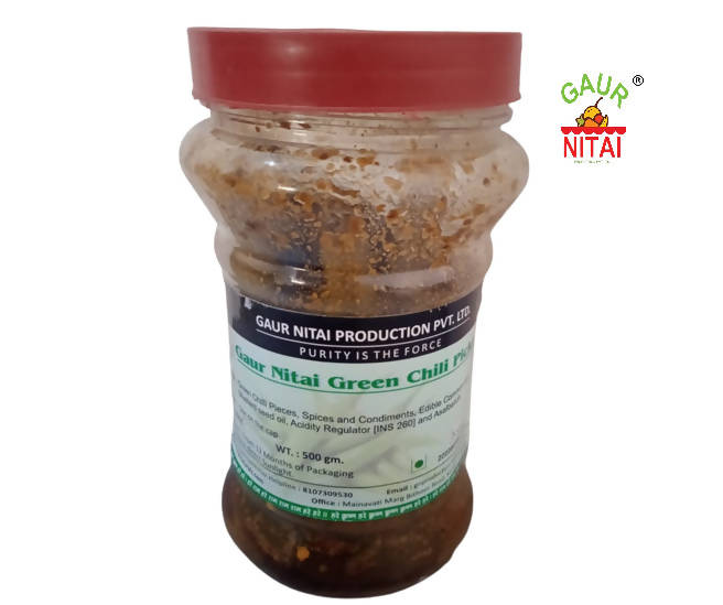 Gaur Nitai Bharwa Hari Mirch Achar Green Chili Pickle