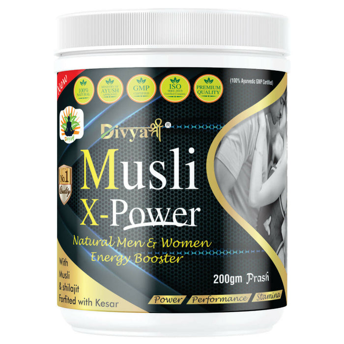 Divya Shree Musli X-Power Prash For Men's Sexual Health, Stamina & Strength, Sexual Prash, Made With Ayurvedic Herbs 200gm Jeevan Care Ayurveda