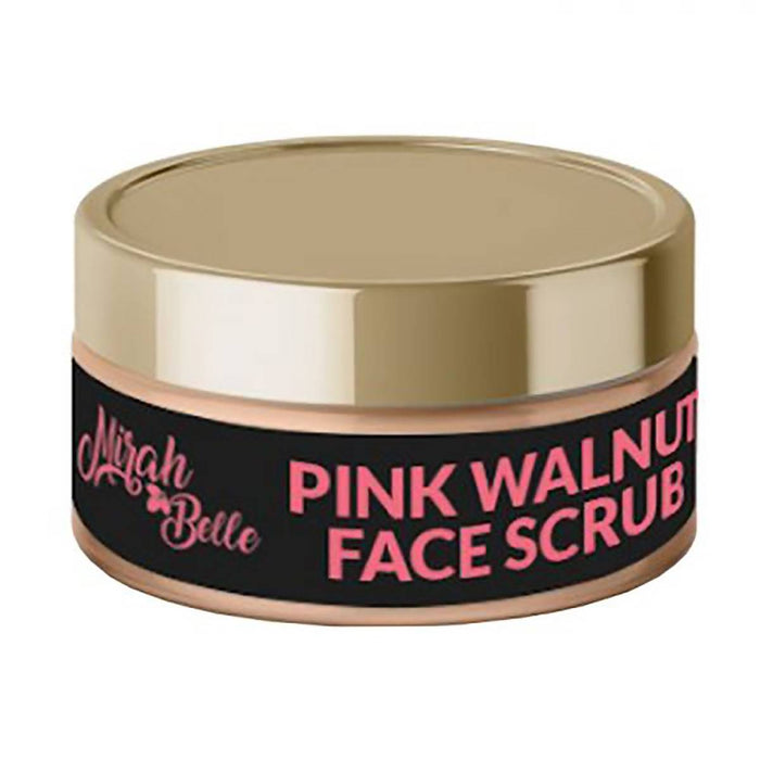 Mirah Belle - Organic & Natural - Pink Walnut Face Scrub - Exofiation & Dead Skin Removal - Chemical Free - Local Option