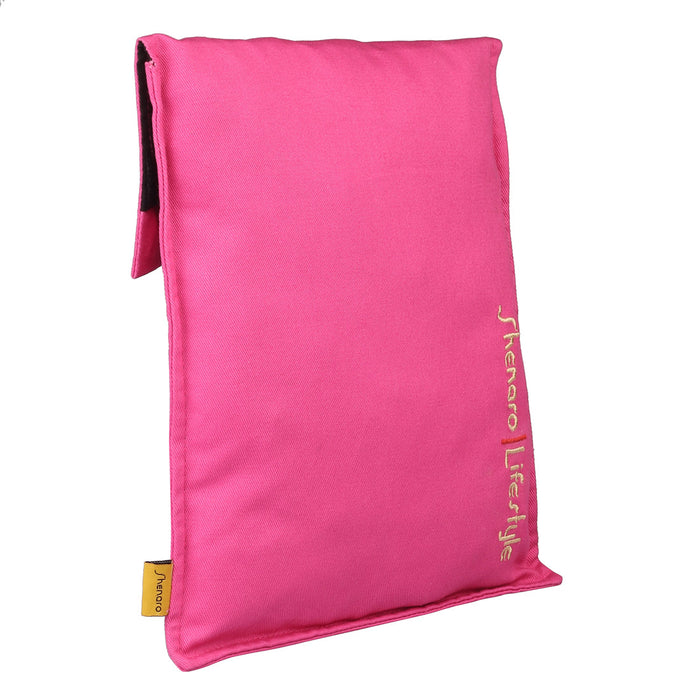 Shenaro Lifestyle's: Cotton Organic and Eco-Friendly Pain Relief Wheat Bag with Treated Whole Grains and Lavender: Bubble Gum Pink