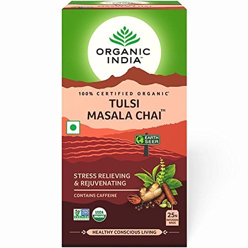 Organic India Tulsi Masala Chai 25 Tea Bags 52.5 gm