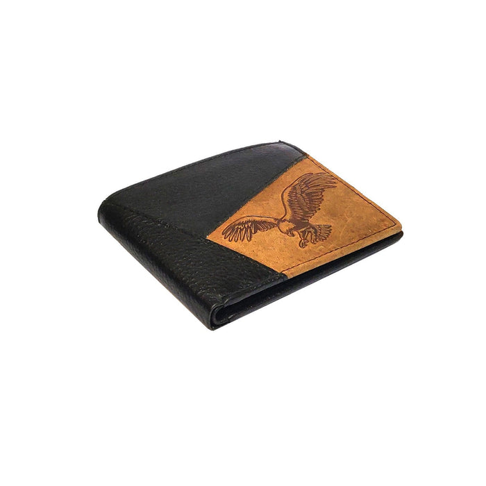 Brahma Bull Eagle Black Leather Wallet - Local Option