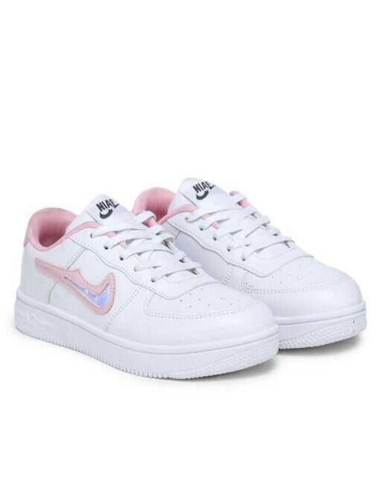 Women Fashion Sandal, Comfortable and Stylish Wedges  White Pink Girls  Sneaker ART-5 by Ecomkart