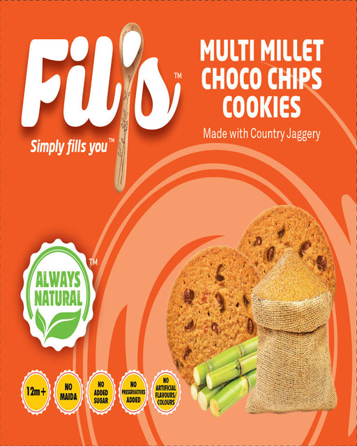 FIL'S MULTIMILLET COOKIES WITH CHOCO CHIPS - Local Option