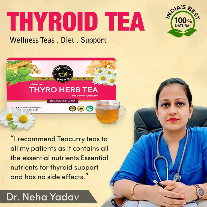 Thyroid Tea - Helps with Thyroid Hormones (TSH, T3, T4), Manage Weight