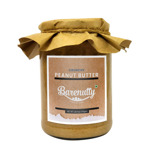 Barenutty Vegan White Peanut Butter Crunchy 750 gm - Local Option