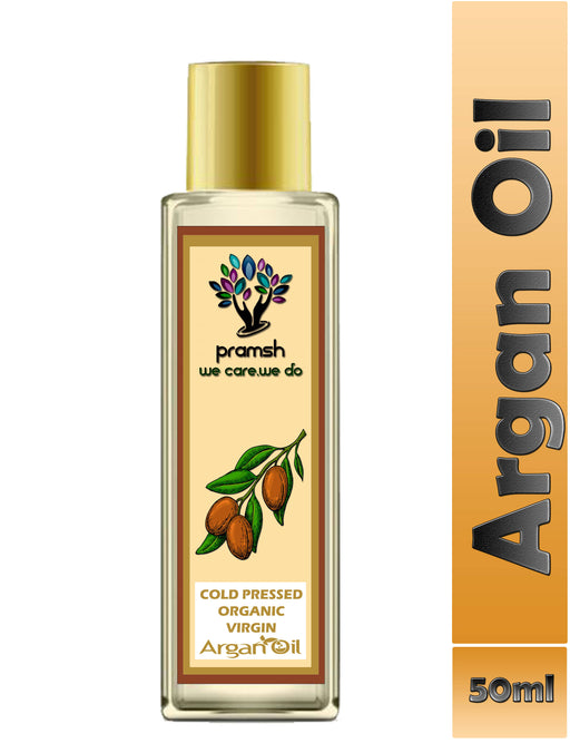 Pramsh Cold Pressed Virgin Argan Oil, Hair oil 50ml - Local Option