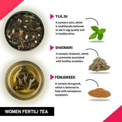 Fertility Support Tea for Women (Ovulation Aid Tea) with Diet Chart