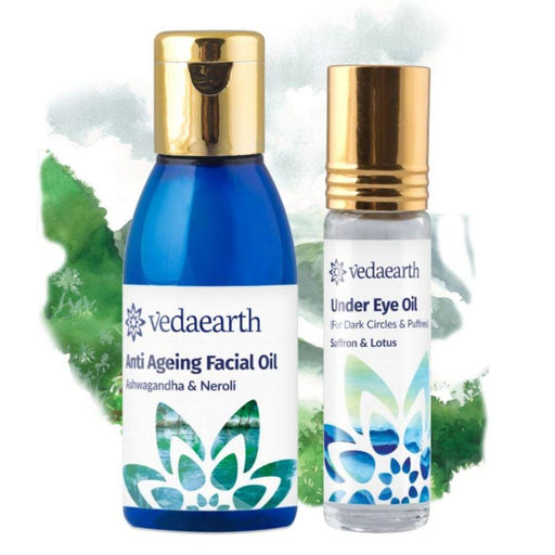 Youthful Radiance Facial Oil Duo, 100% Natural & Pure, combats fine lines and wrinkles - Local Option