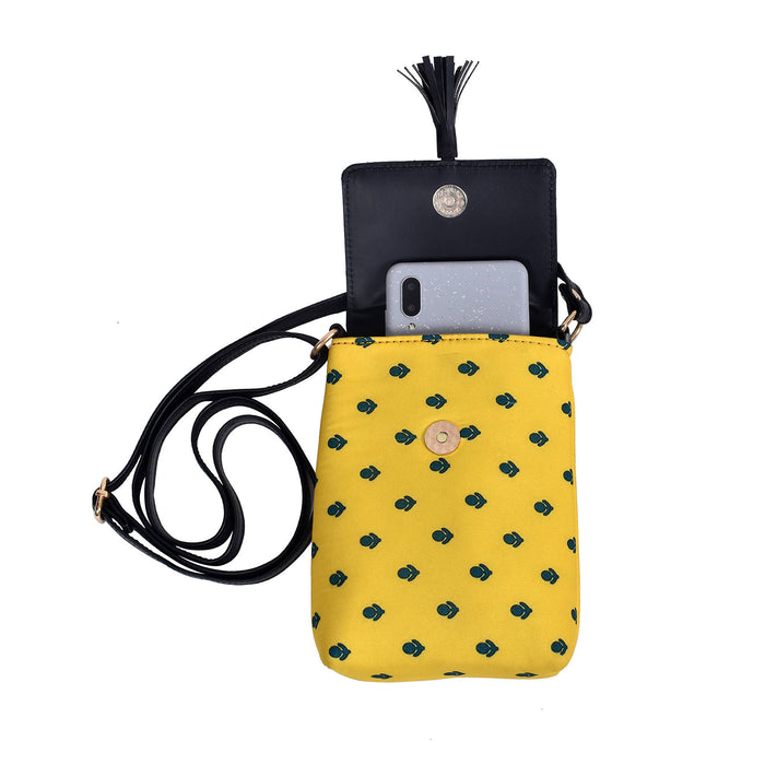 Style Bite Yellow Mobile Sling Pouch
