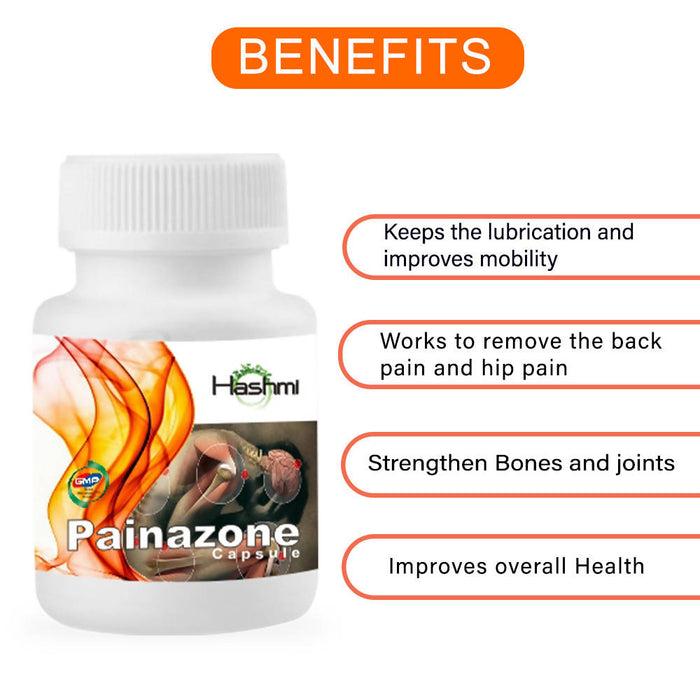 HASHMI Painazone Capsule | Herbal all joint pain medicine | 20 capsules