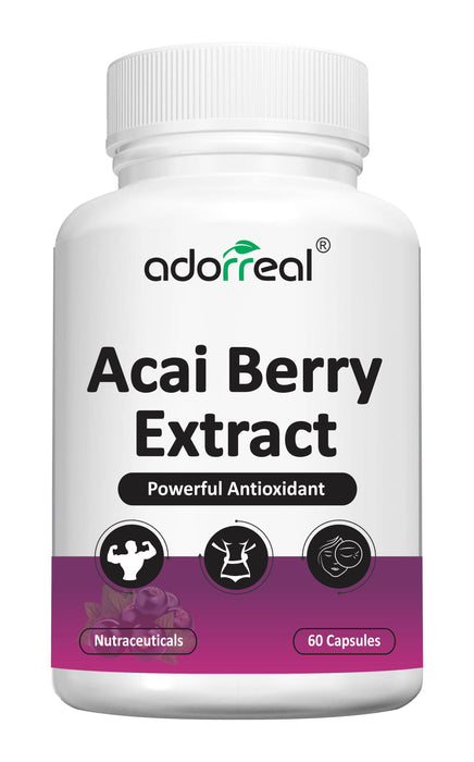 Adorreal Acai Berry Extract for Skin care and Antioxidant | 60 Capsules |