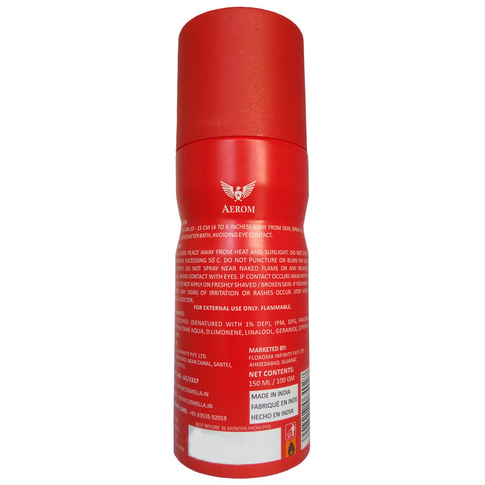 Aerom Premium Energy and Energy Deodorant Body Spray For Men, 300 ml (Pack of 2)